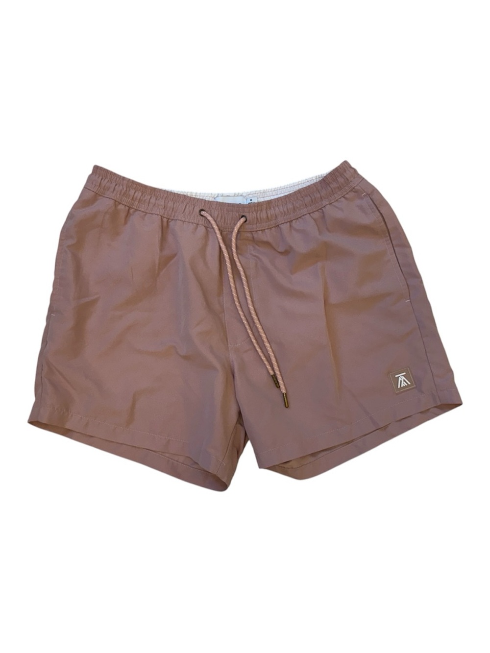 Topman Drawstring Waist Shorts Blush Color Size M